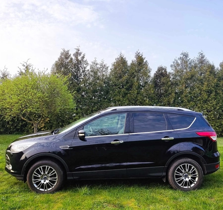 Ford Kuga cena 48999 przebieg: 130000, rok produkcji 2013 z Tuchola małe 92